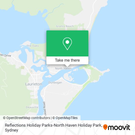 Reflections Holiday Parks-North Haven Holiday Park map