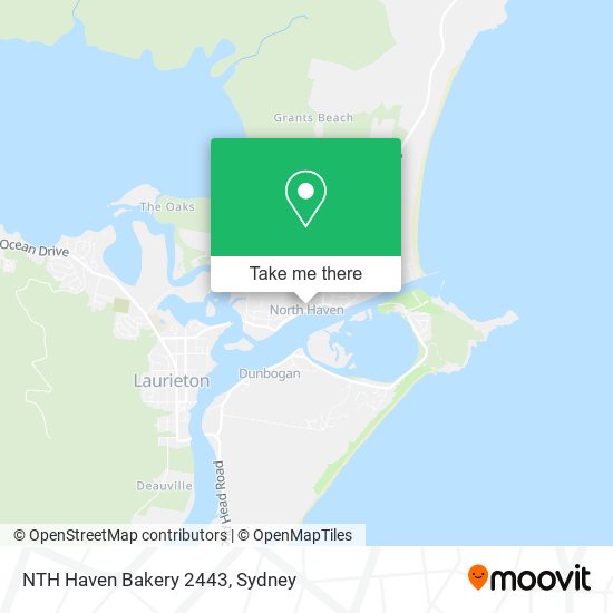 Mapa NTH Haven Bakery 2443