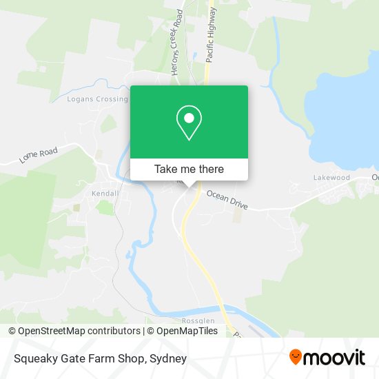 Mapa Squeaky Gate Farm Shop
