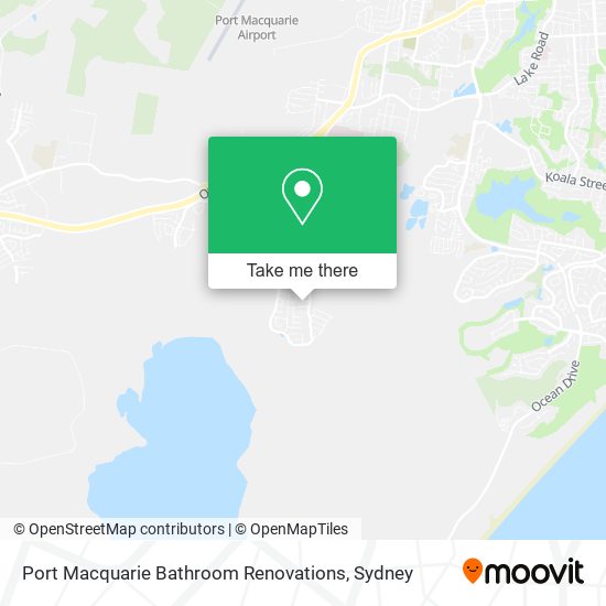 Port Macquarie Bathroom Renovations map