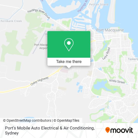 Mapa Port's Mobile Auto Electrical & Air Conditioning
