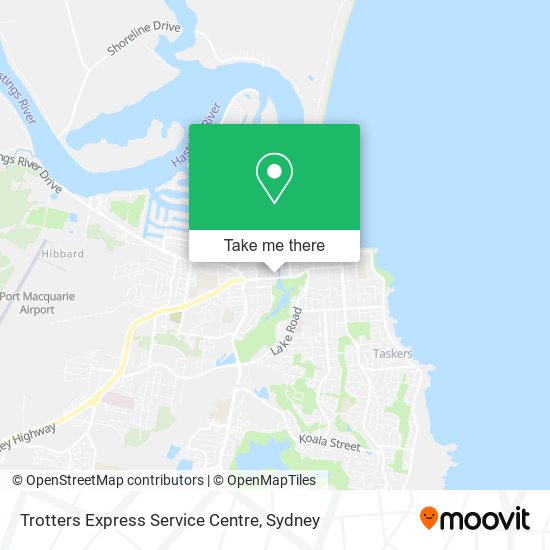 Trotters Express Service Centre map