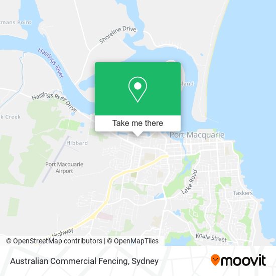 Mapa Australian Commercial Fencing