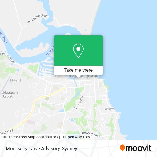 Morrissey Law - Advisory map