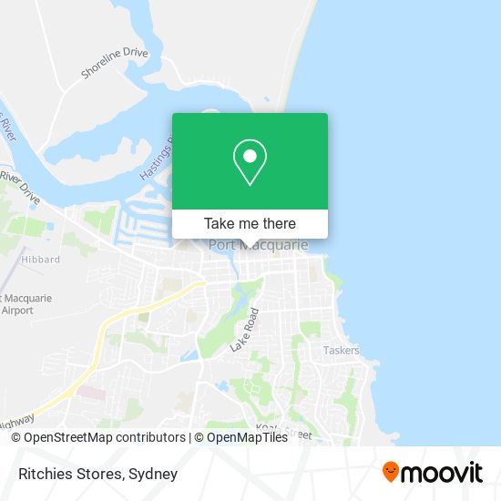 Ritchies Stores map
