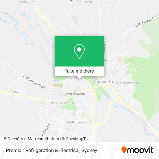 Premiair Refrigeration & Electrical map