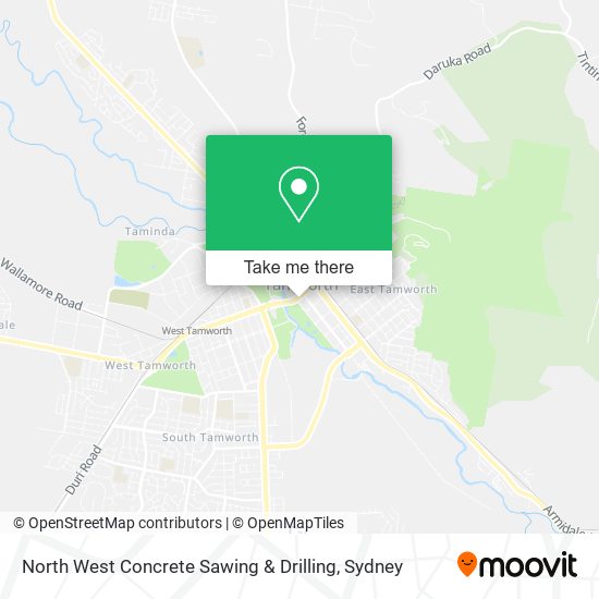 Mapa North West Concrete Sawing & Drilling