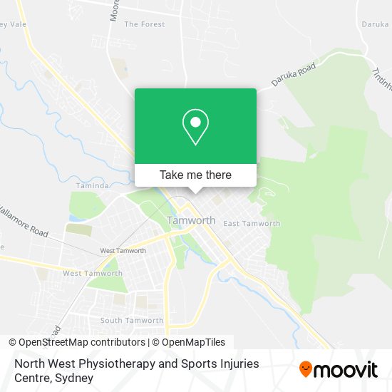North West Physiotherapy and Sports Injuries Centre map