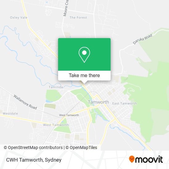 Mapa CWH Tamworth