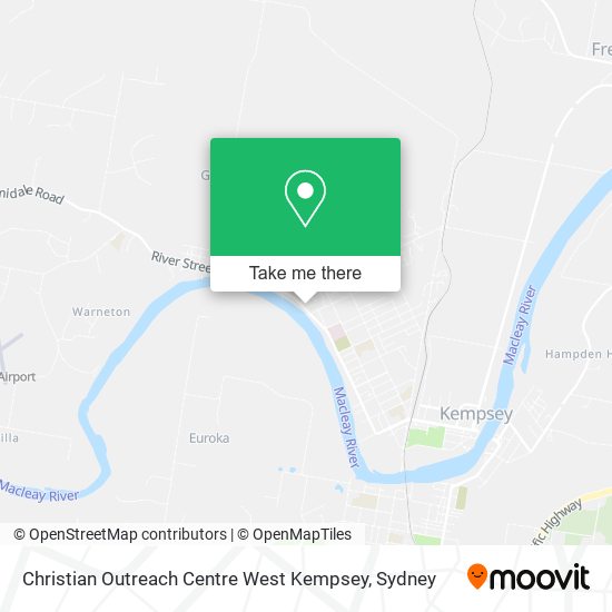 Christian Outreach Centre West Kempsey map