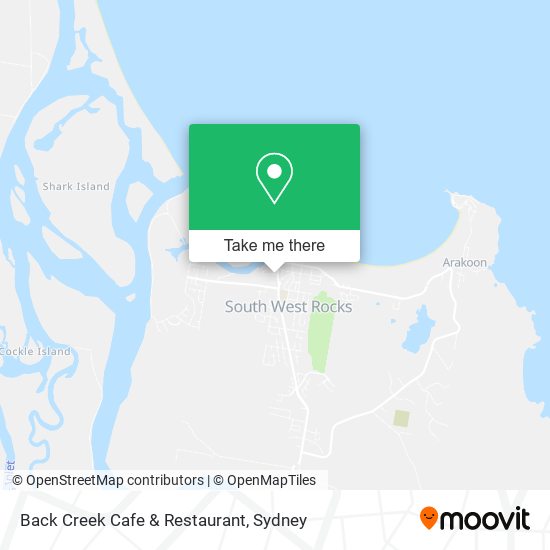 Back Creek Cafe & Restaurant map
