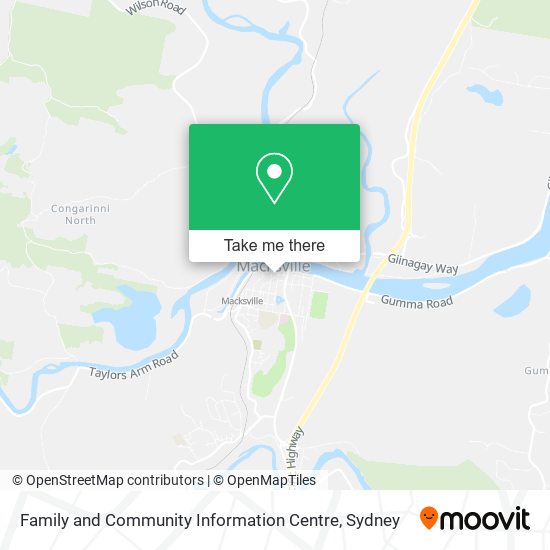 Family and Community Information Centre map
