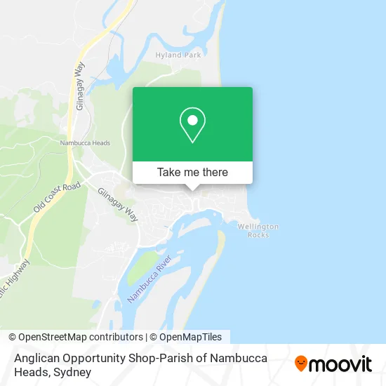 Anglican Opportunity Shop-Parish of Nambucca Heads map