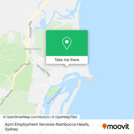 Mapa Apm Employment Services-Nambucca Heads