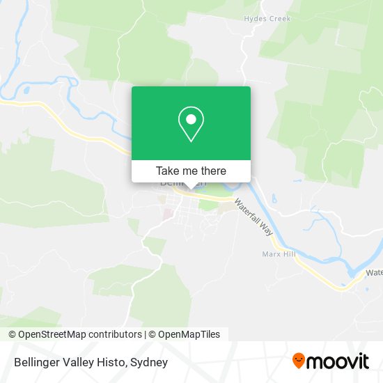 Mapa Bellinger Valley Histo