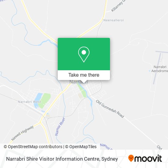 Narrabri Shire Visitor Information Centre map