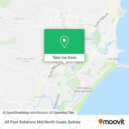 All Pest Solutions Mid North Coast map