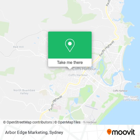 Mapa Arbor Edge Marketing