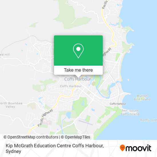 Kip McGrath Education Centre Coffs Harbour map