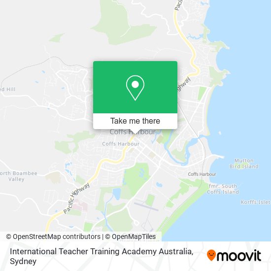 International Teacher Training Academy Australia map