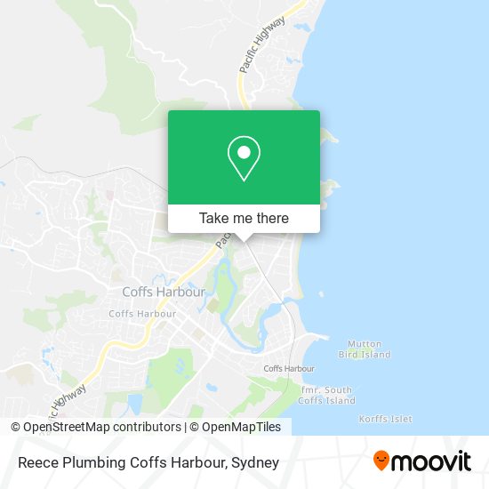 Reece Plumbing Coffs Harbour map