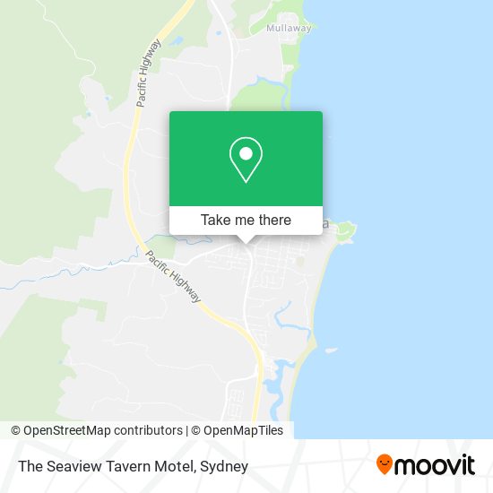 The Seaview Tavern Motel map