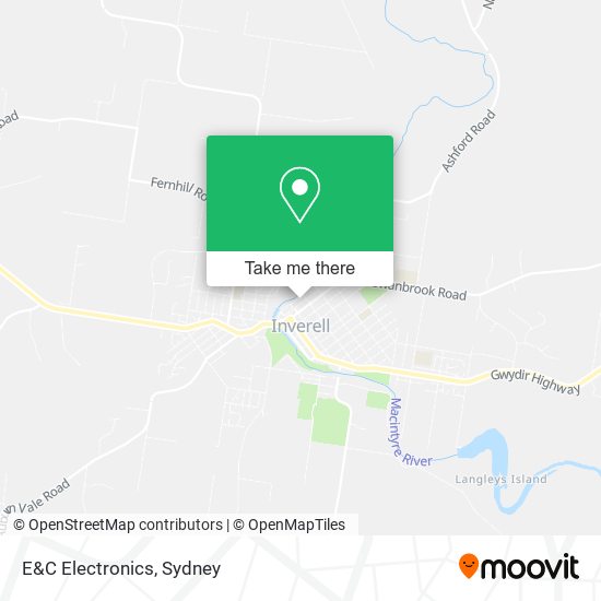 E&C Electronics map