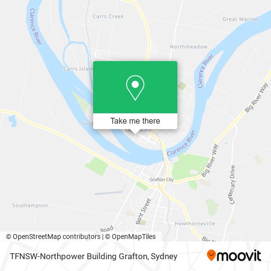 Mapa TFNSW-Northpower Building Grafton