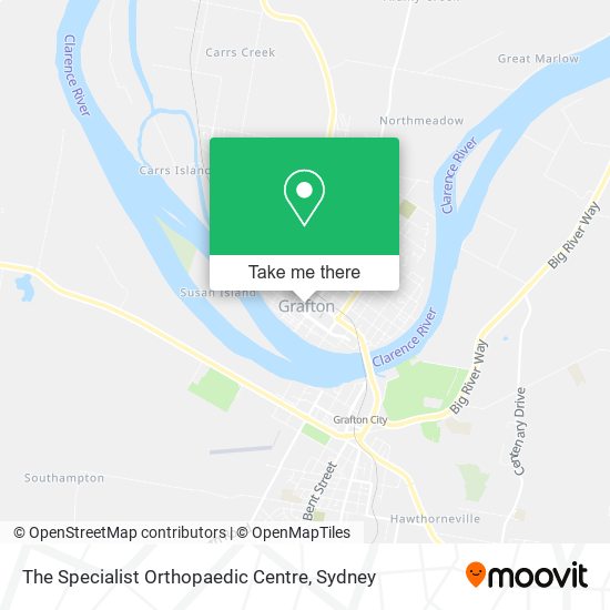 The Specialist Orthopaedic Centre map