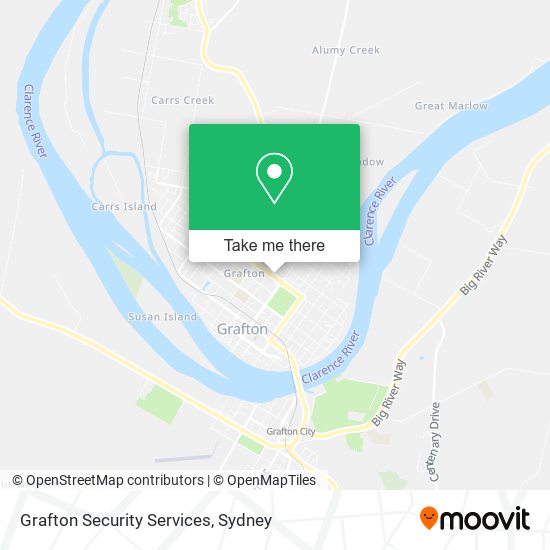 Mapa Grafton Security Services