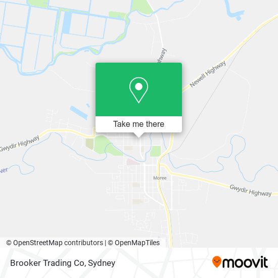Mapa Brooker Trading Co