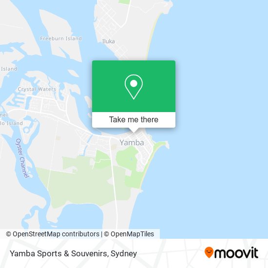 Yamba Sports & Souvenirs map