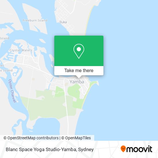Mapa Blanc Space Yoga Studio-Yamba