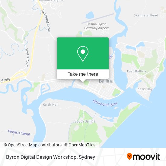 Byron Digital Design Workshop map
