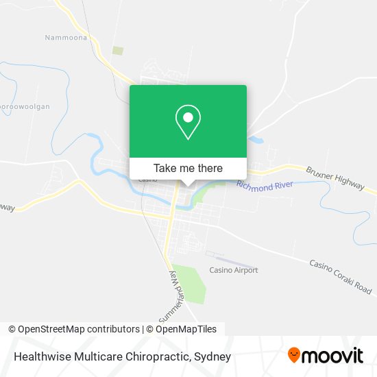 Healthwise Multicare Chiropractic map