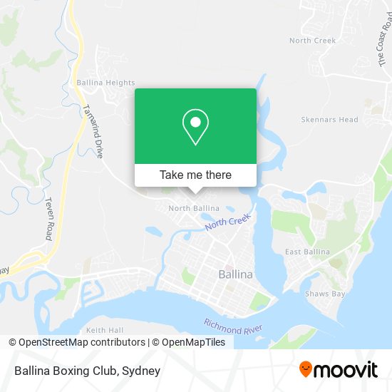 Ballina Boxing Club map