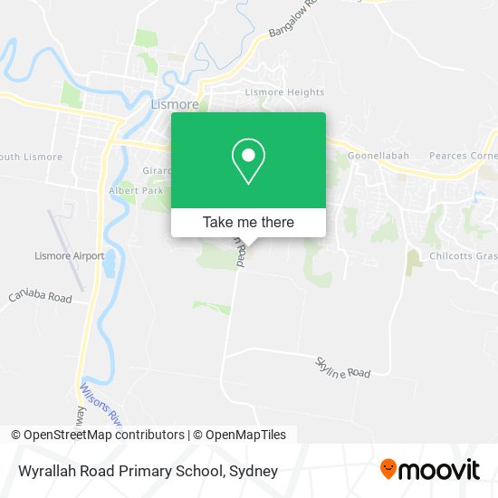 Mapa Wyrallah Road Primary School