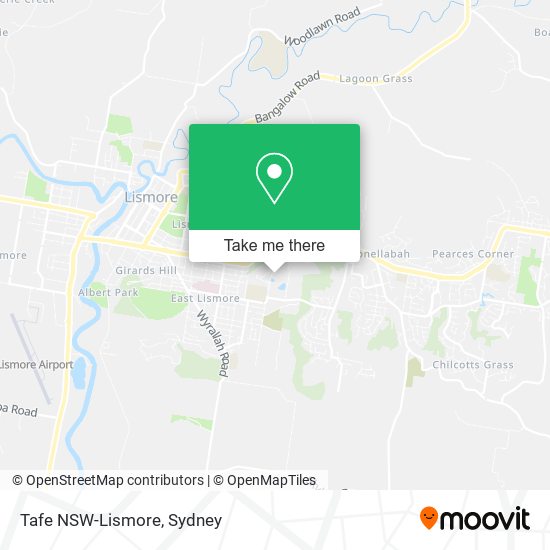 Tafe NSW-Lismore map