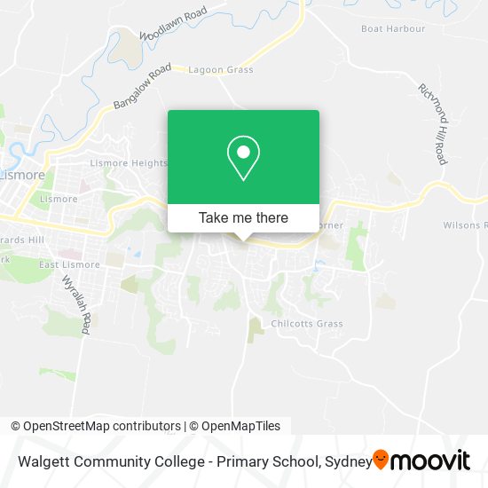 Mapa Walgett Community College - Primary School