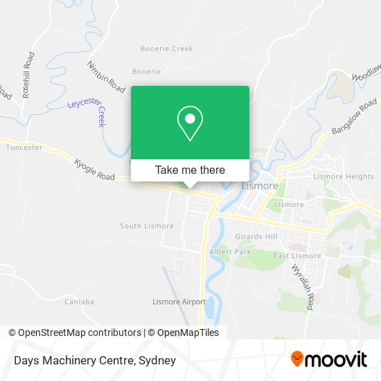 Days Machinery Centre map