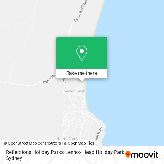 Reflections Holiday Parks-Lennox Head Holiday Park map