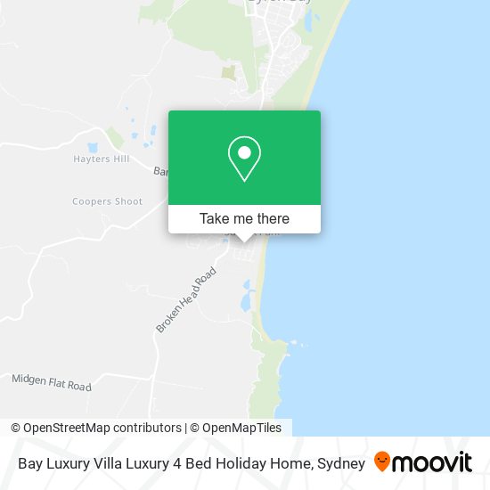 Bay Luxury Villa Luxury 4 Bed Holiday Home map