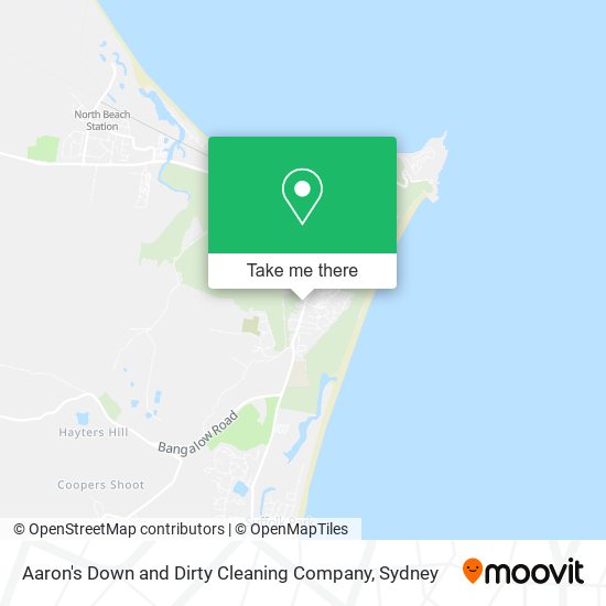 Mapa Aaron's Down and Dirty Cleaning Company