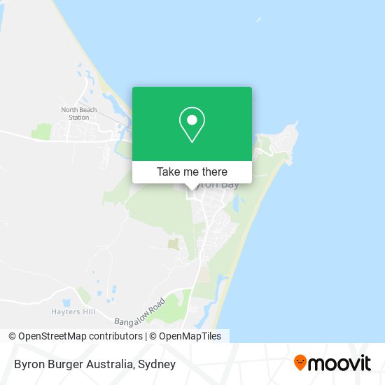 Byron Burger Australia map