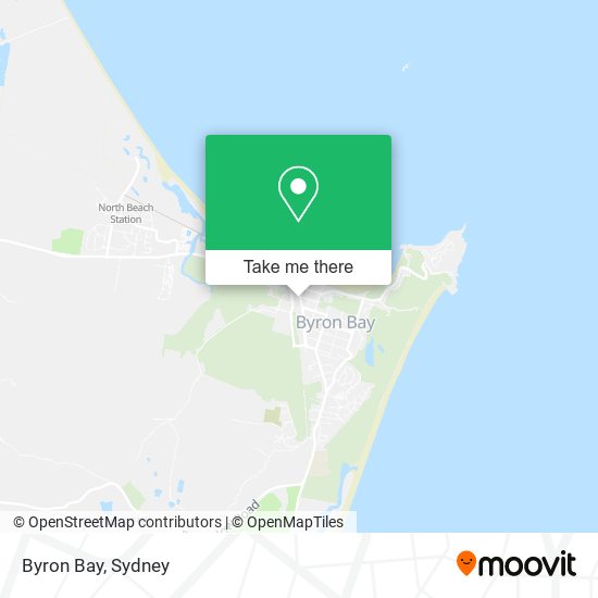 Byron Bay map