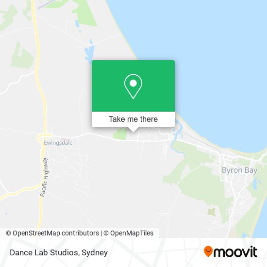 Dance Lab Studios map