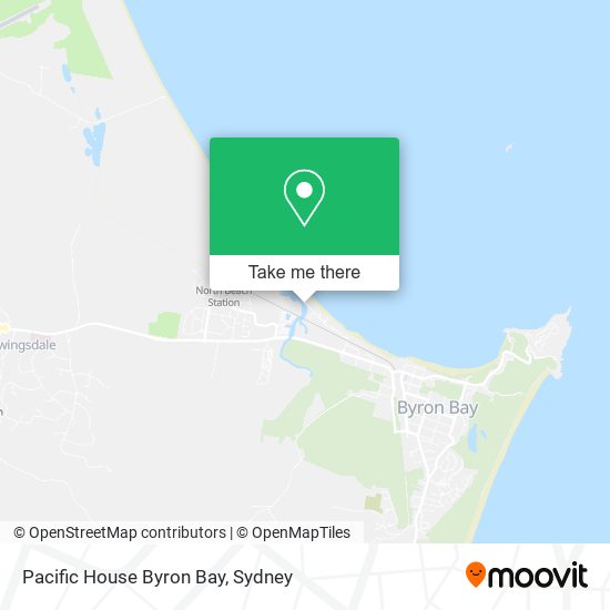 Pacific House Byron Bay map