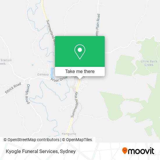 Kyogle Funeral Services map