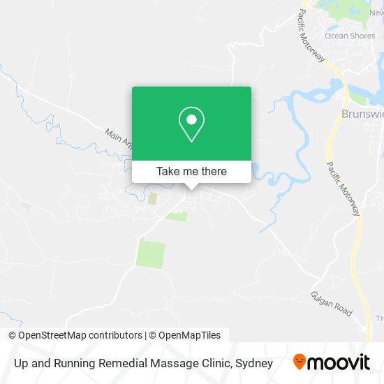 Mapa Up and Running Remedial Massage Clinic
