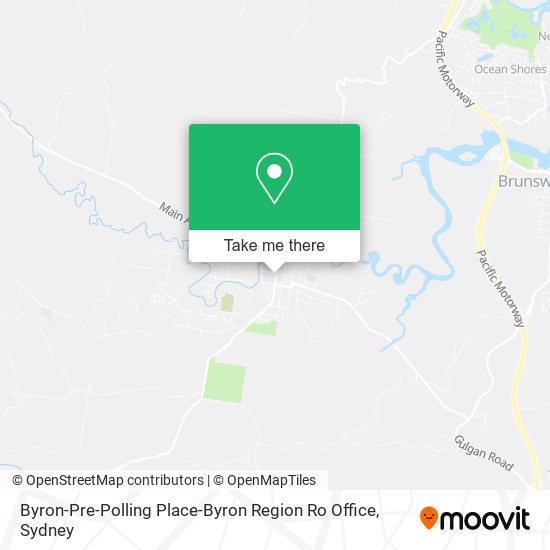 Byron-Pre-Polling Place-Byron Region Ro Office map